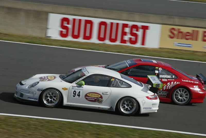 B45D5204.JPG - PORSCHE 997 CUP: Franck MOREL (1er) et PEUGEOT 406 SILHOUET: Franck DIVERSAY  (3ème)